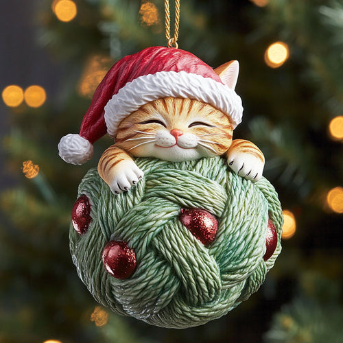 Yarn Cat CP0612024CL Christmas Ornament