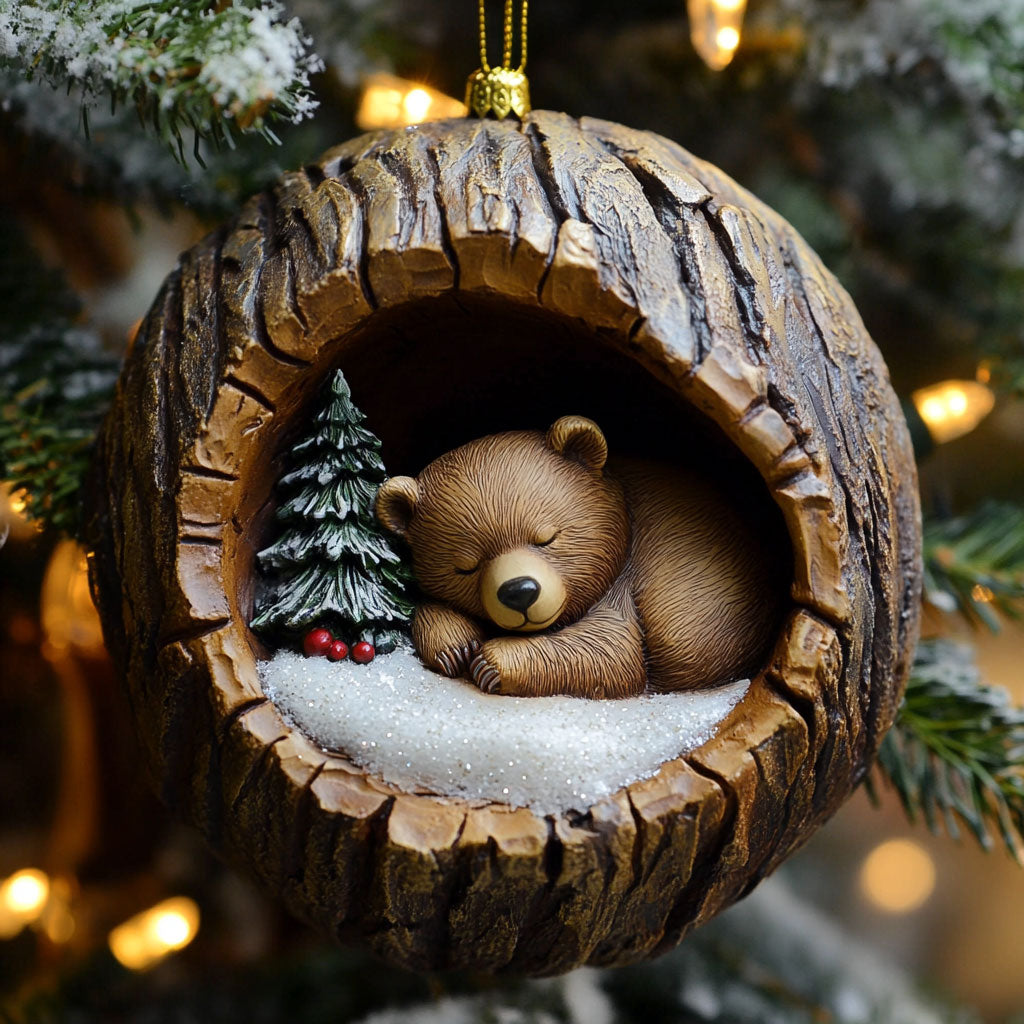 Peaceful Bear CW2410017CL Christmas Ornament