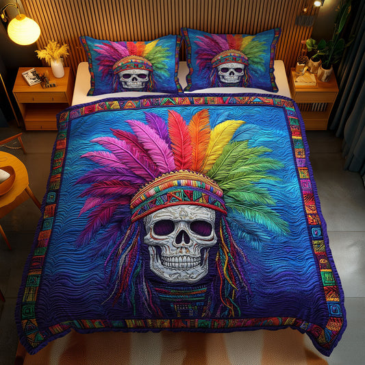 Feathered Skull WN0702070CL Duvet Cover Set