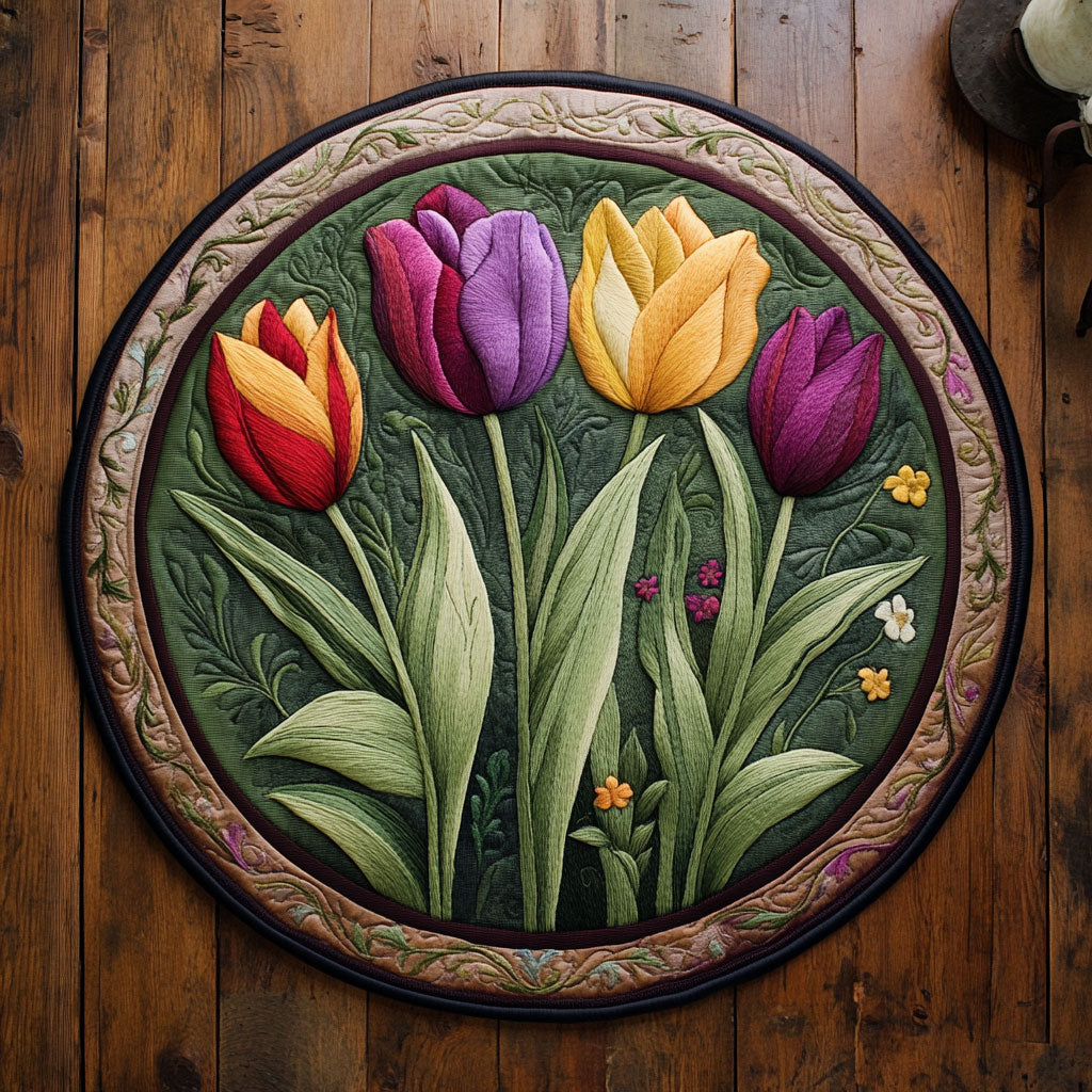 Tulip Folklight WN1706077CL Quilted Round Mat