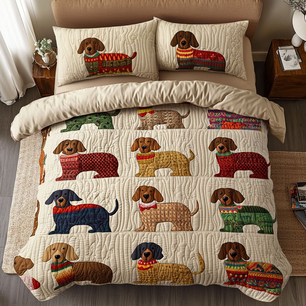 Fun Dachshund WN0601034CL Duvet Cover Set