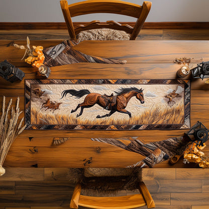 Horse Pasture WN1007026CL Quilted Table Runner