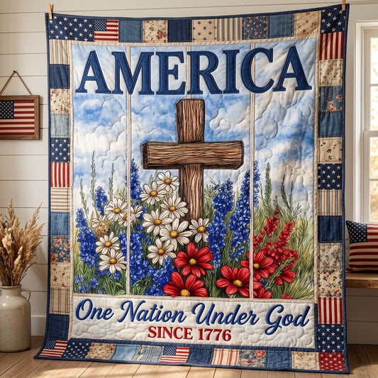 One Nation Under God XR2904015CL Quilt