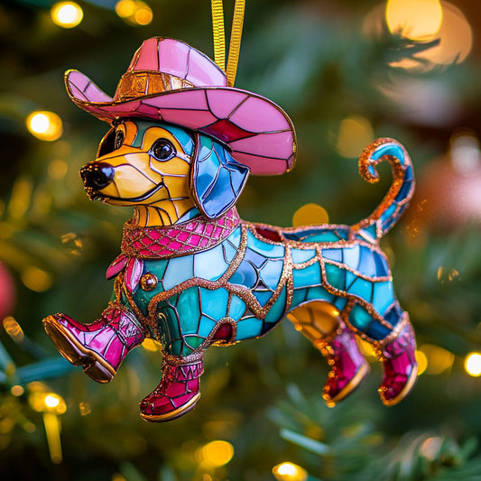 Dachshund Star WN1510045CL Christmas Ornament