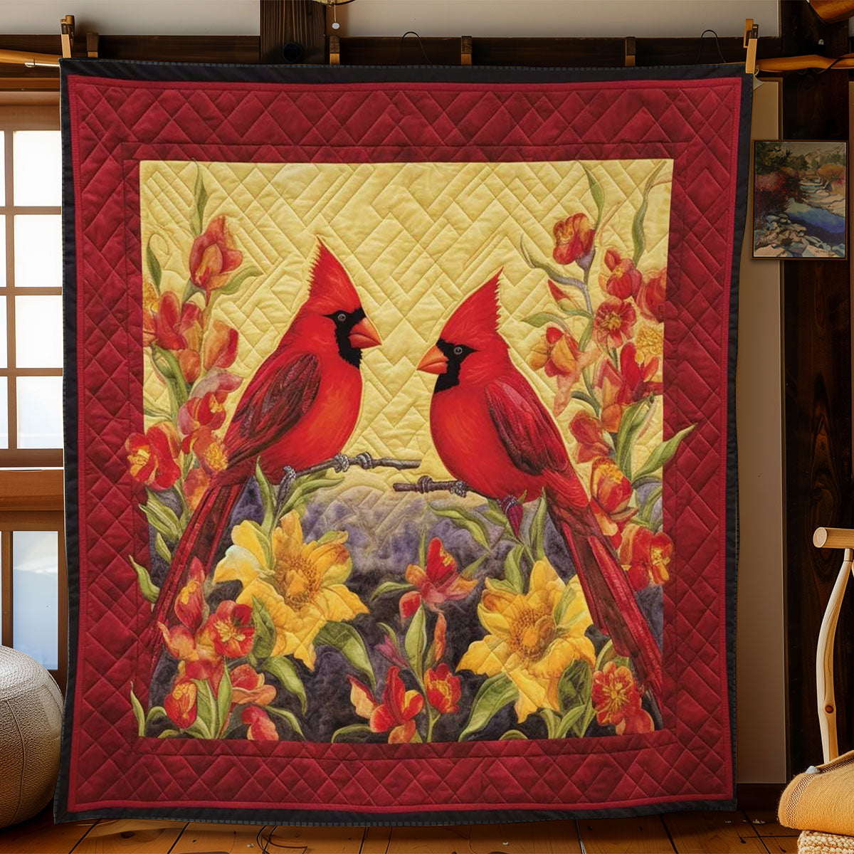 Sunny Cardinal WN2002013CL Quilt