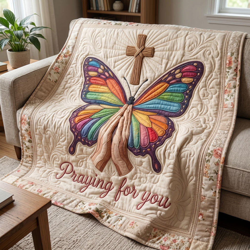 Faith & Hope Prayer Butterfly WN2404004CL Quilt