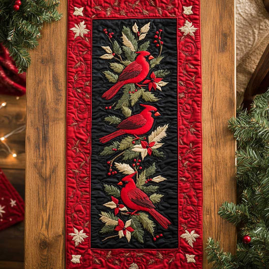 Cardinal Cheer WN1305054CL Quilted Table Runner