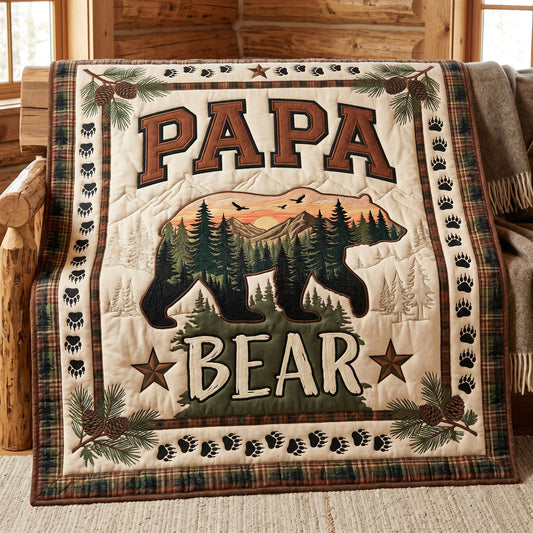 Papa Bear Wilderness WN1006014CL Quilt