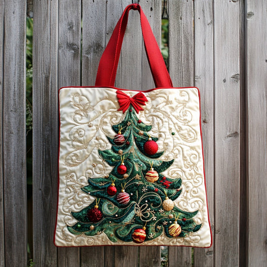 Christmas Tree XR2511007CL Quilted Tote Bag
