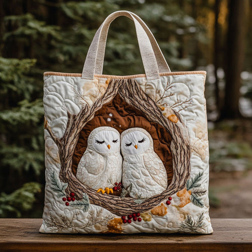 Hollow Owls CP0112222CL Quilted Tote Bag