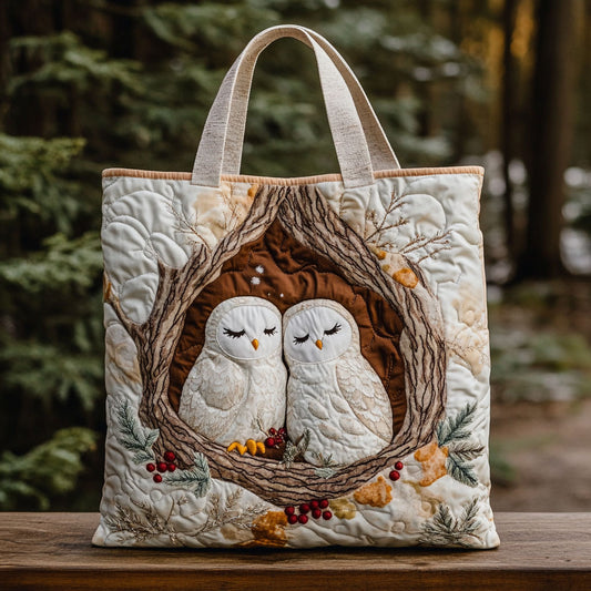 Hollow Owls CP0112222CL Quilted Tote Bag