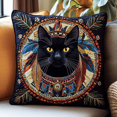 Tribal Cat CW1201027CL Quilt Pillow Case