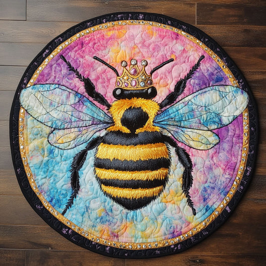 Colorful Bee CW1607013CL Quilted Round Mat