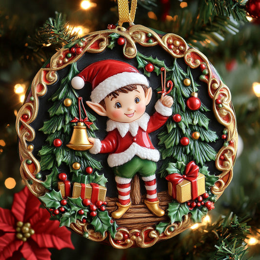 Happy Elf CW1610042CL Christmas Ornament