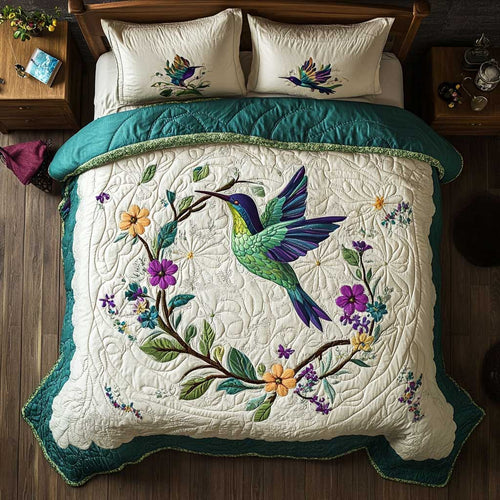 Floral Hummingbird WP1401026CL Duvet Cover Set