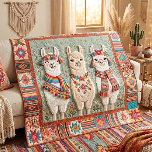Cute Llamas XR1806021CL Quilt