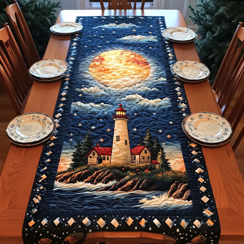 Guided By Starlight WJ0506034CL Quilted Table Runner