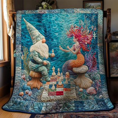 Chess Duel Gnome WN0901035CL Quilt