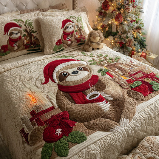 Christmas Sloth XR2510025CL Duvet Cover Set