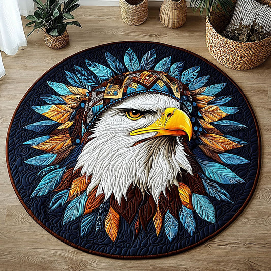 Majestic Eagle QA2711037CL Quilted Round Mat