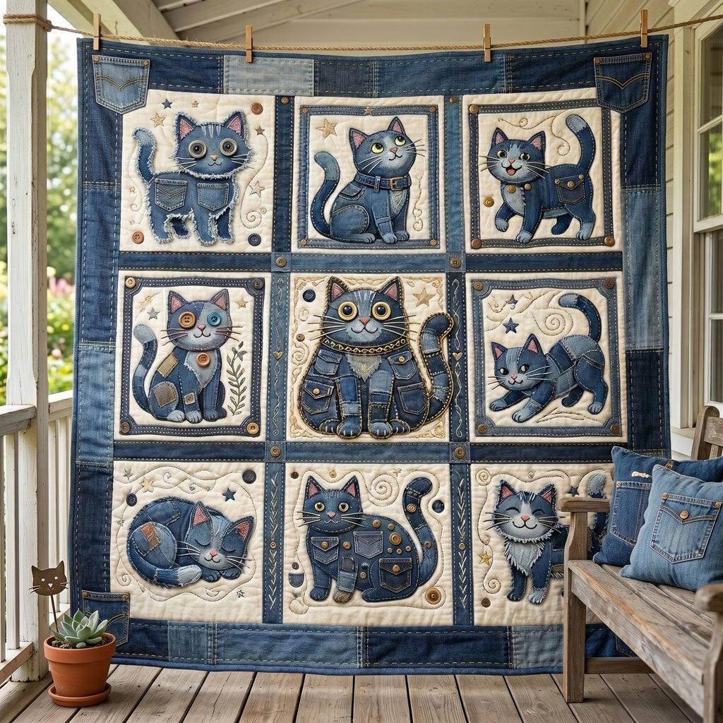 Denim Whiskers Collection WN0206005CL Quilt