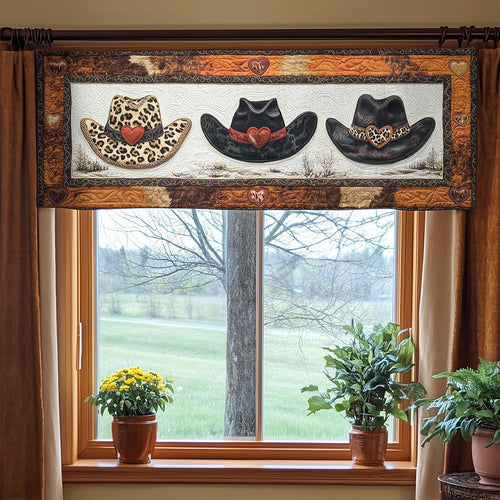 Sweetheart Cowboy Hat WN1505052CL Quilted Valance