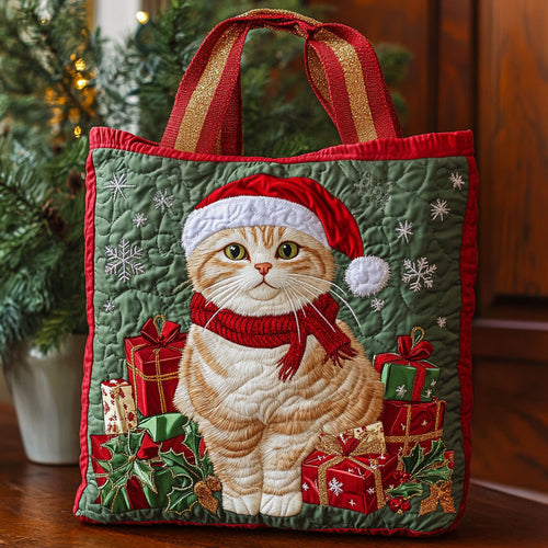 Festive Kitty CP3010012CL Quilted Tote Bag
