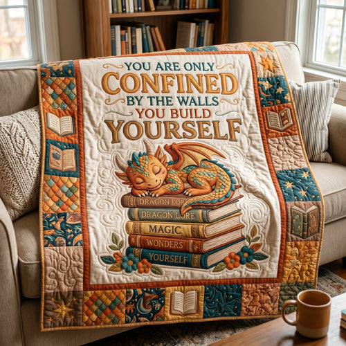 Dragon And Books XR1304014CL Quilt