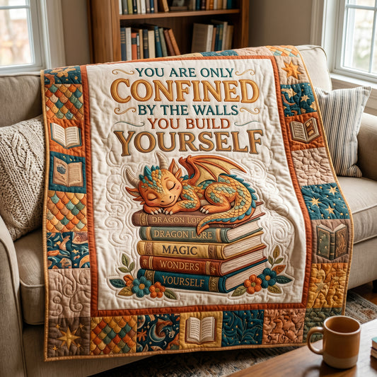 Dragon And Books XR1304014CL Quilt