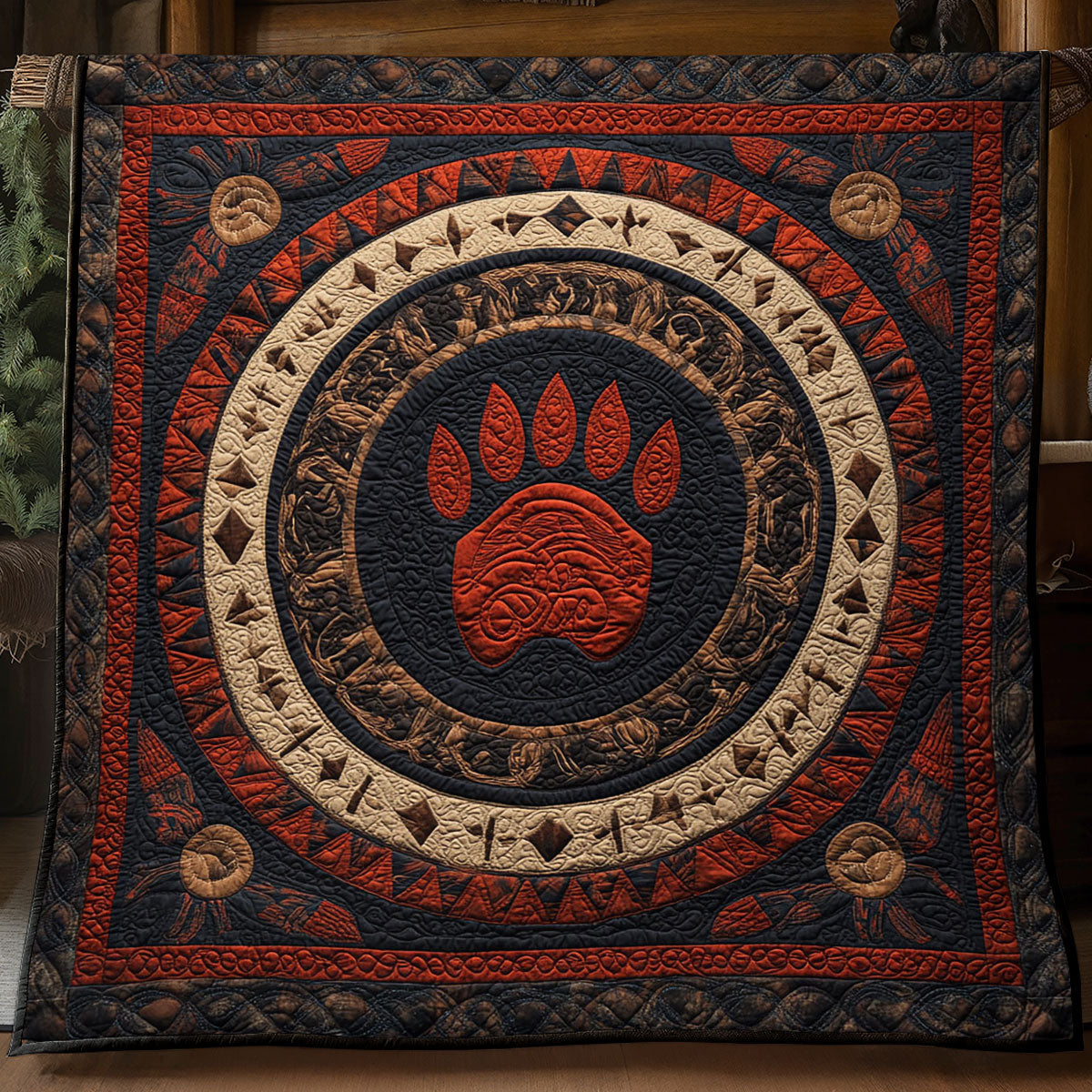 Rune Symbol Bear Paw WP2204058CL Quilt – SnuggleDen