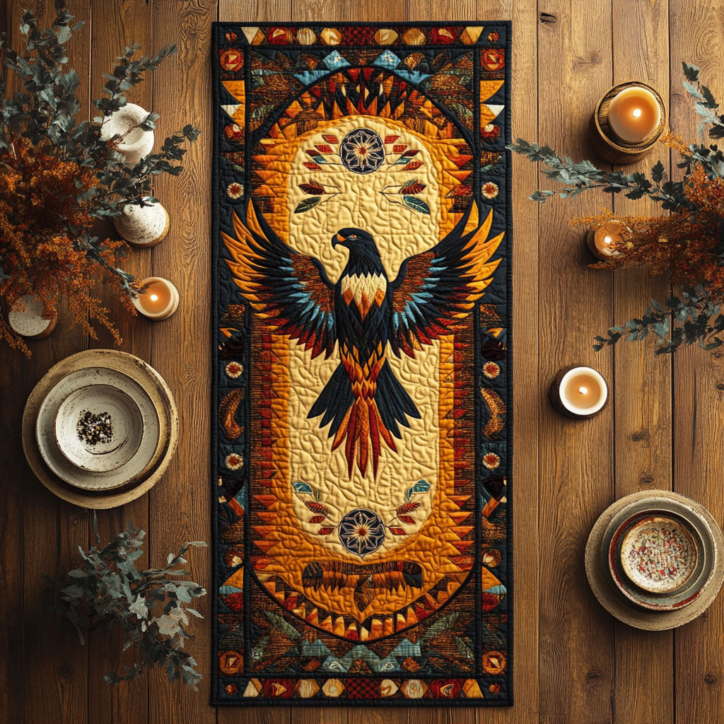 Tribal Eagle Spirit CW0901105CL Quilted Table Runner