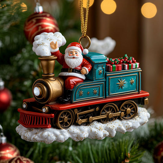 Train Santa CW2311053CL Christmas Ornament