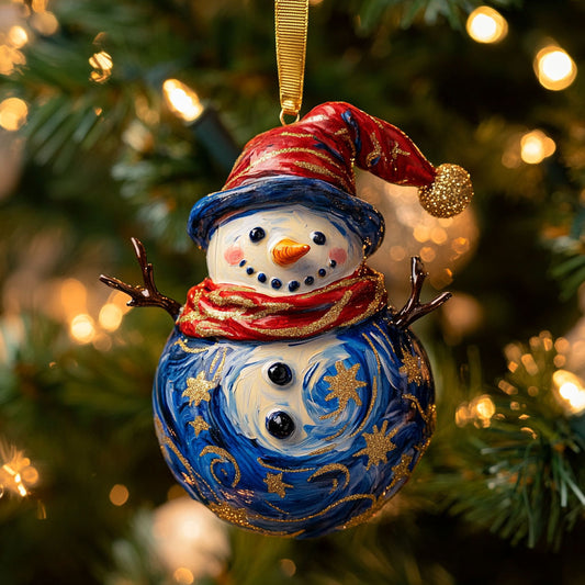 Dream Star Snowman WN0511024CL Christmas Ornament