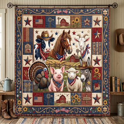 American Farm Friends WN0406001CL Quilt