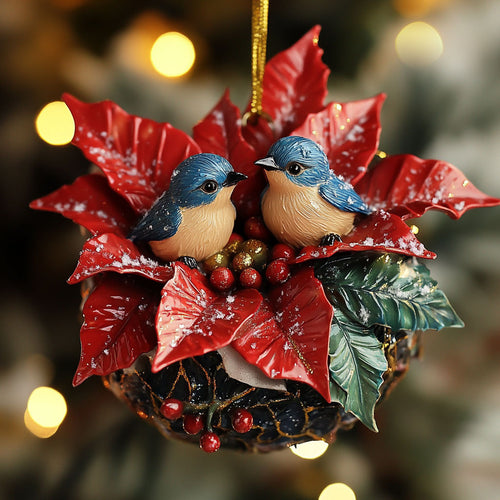 Radiant Bluebird WN2710050CL Christmas Ornament