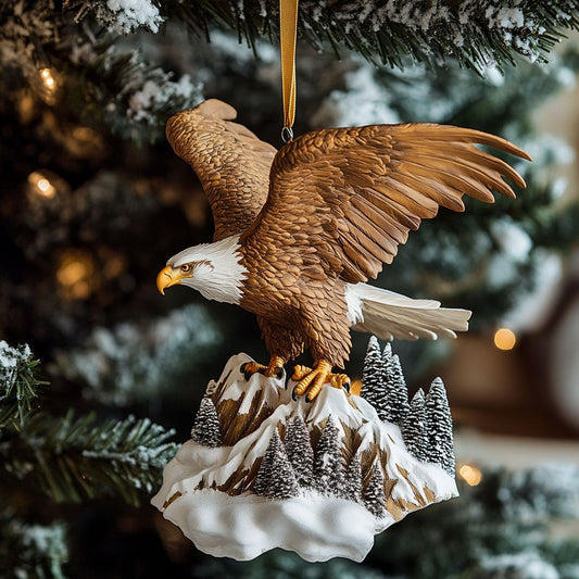 Eagle Snow Peak WJ0312340CL Christmas Ornament