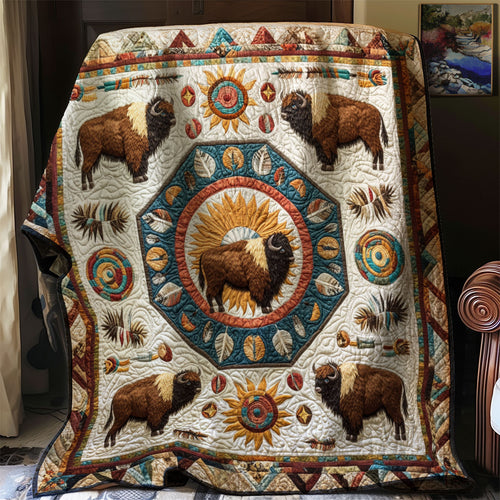Earth Spirit Bison WJ0701006CL Quilt