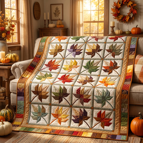 Autumn Leaves XR1105001CL Quilt