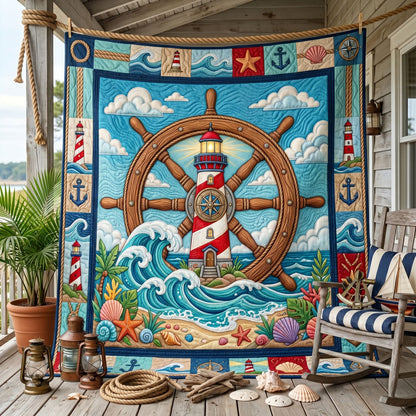 Seaside Captain Wheel WN1605013CL Quilt