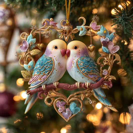 Love Birds CW0412106CL Christmas Ornament