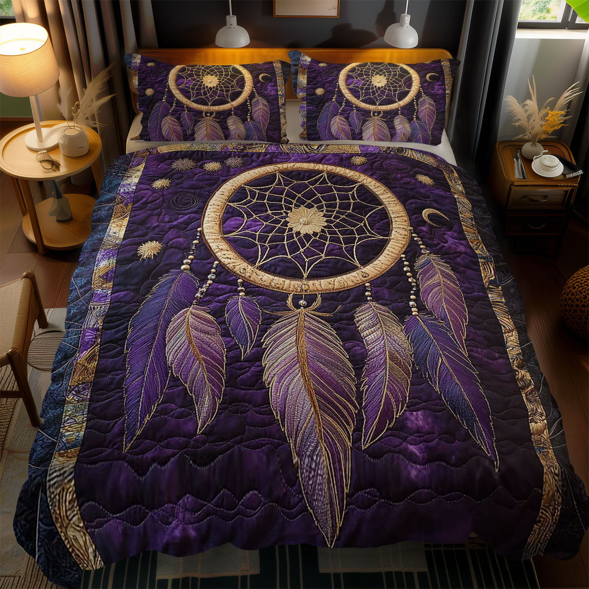 Enchanted Dreamcatcher WN0803091CL Duvet Cover Set