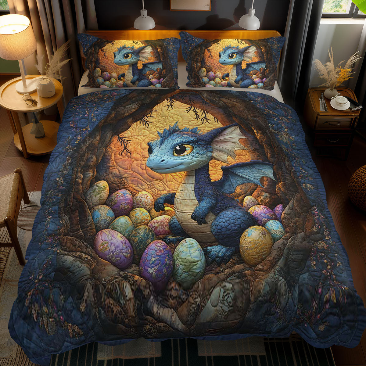 Mystical Dragon Eggs WN1701141CL Duvet Cover Set