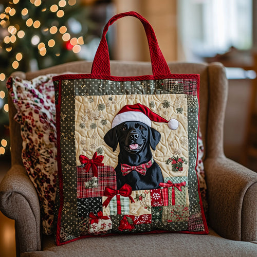 Labrador Christmas Whispers WN1710052CL Quilted Tote Bag