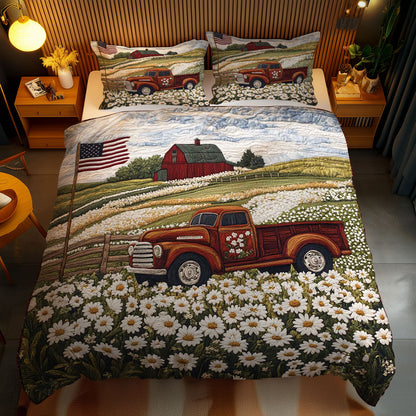 Rustic Red Truck WN0703109CL Duvet Cover Set