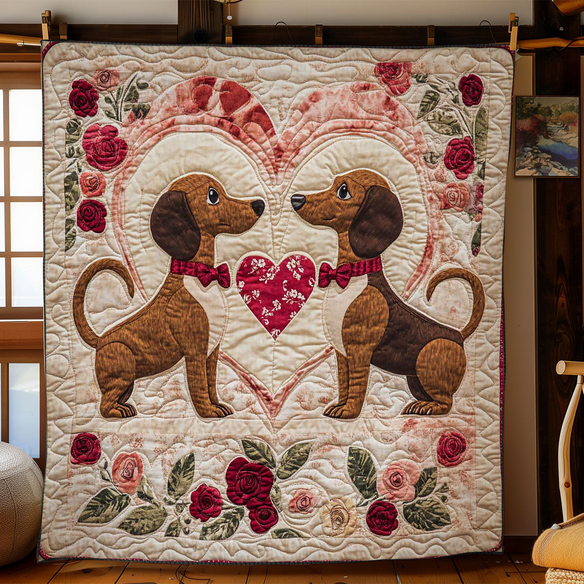 Sweetheart Dachshund WN2602039CL Quilt