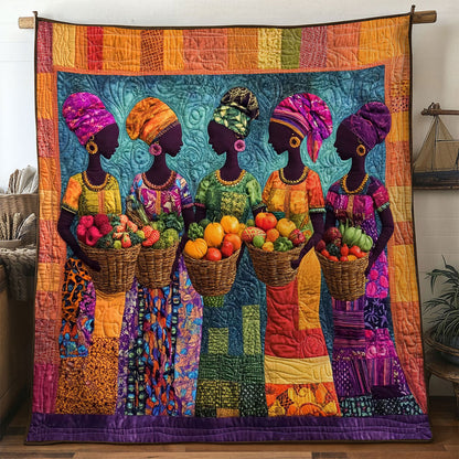 African Women Mosaic WN0701017CL Quilt