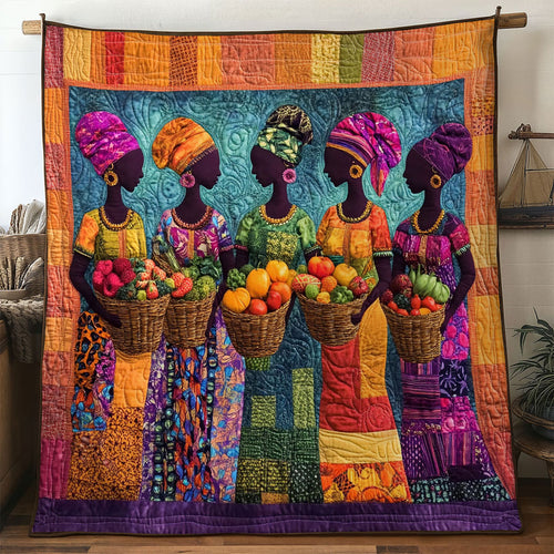 African Women Mosaic WN0701017CL Quilt