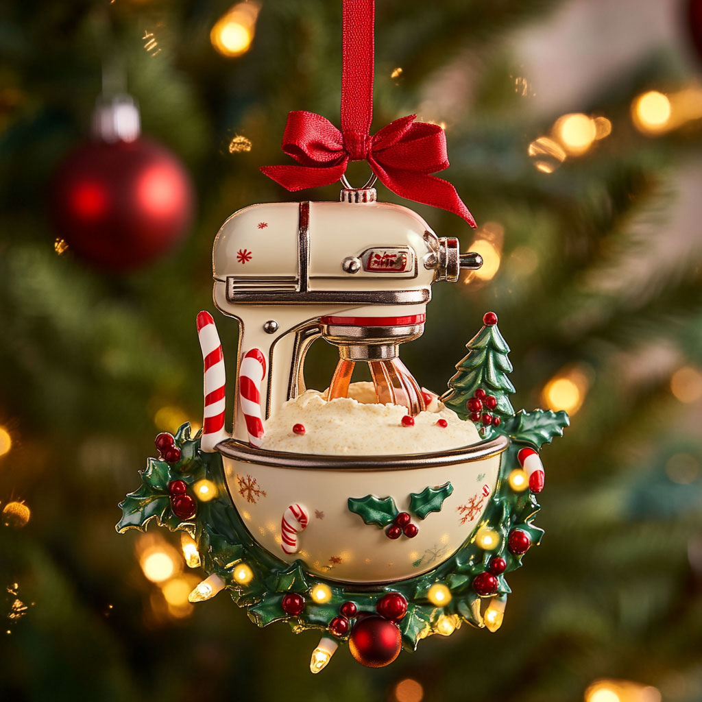 Candy Snow Flour Mixer Machine WN0411005CL Christmas Ornament