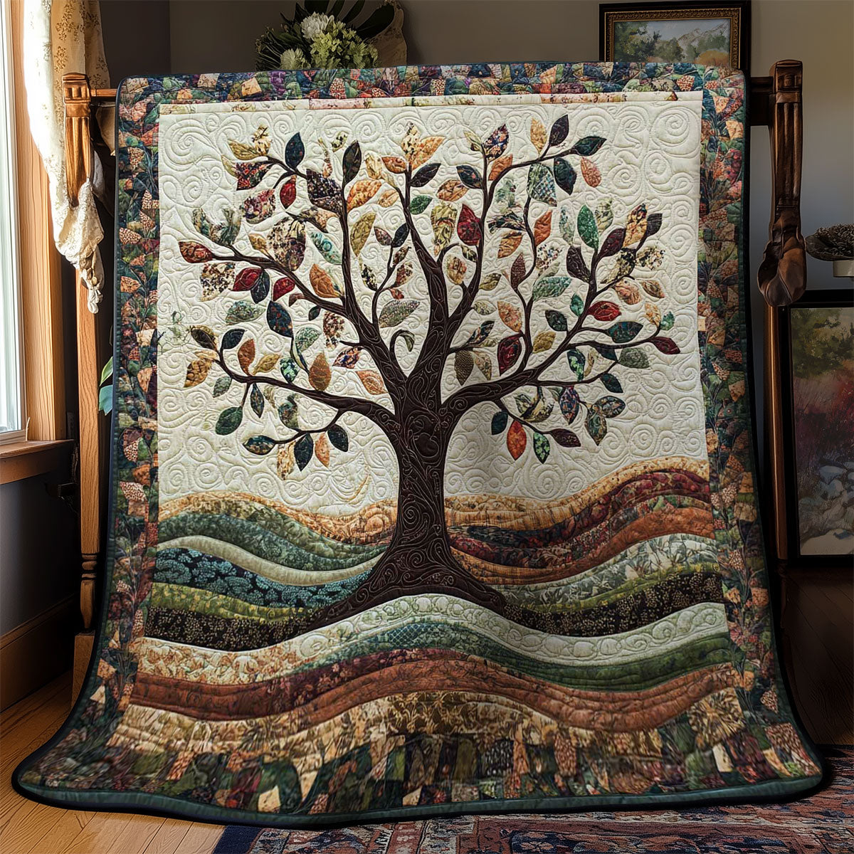 Autumn Tree Of Life WN0701016CL Quilt