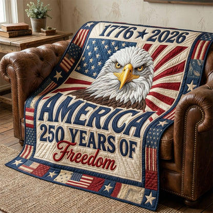 America 250 Years Of Freedom Eagle WN1004002CL Quilt